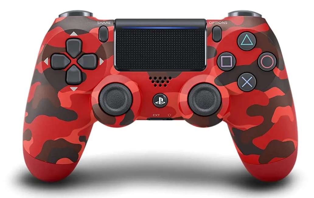 Playstation 4 Dual Shock 4 Red Camo Controller AKA PS4 Red Camo Controller